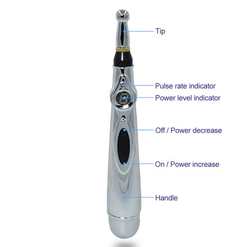 Electric Acupuncture Massager Pen Meridian Relief Electronic Body Pain Therapy - Picture 3 of 9