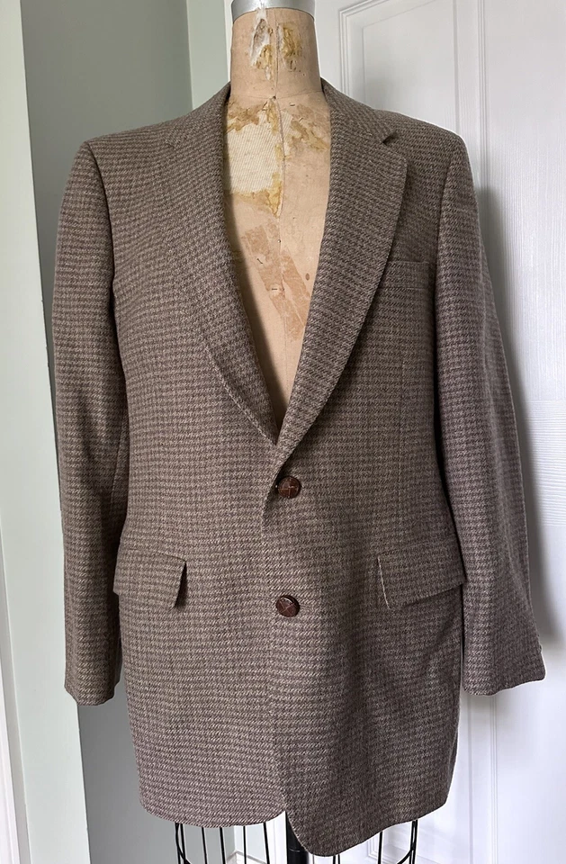 Blazer masculino vintage Lanvin 100% lã virgem tamanho 40?Casaco esportivo carreira empresarial - Imagem 2 de 4
