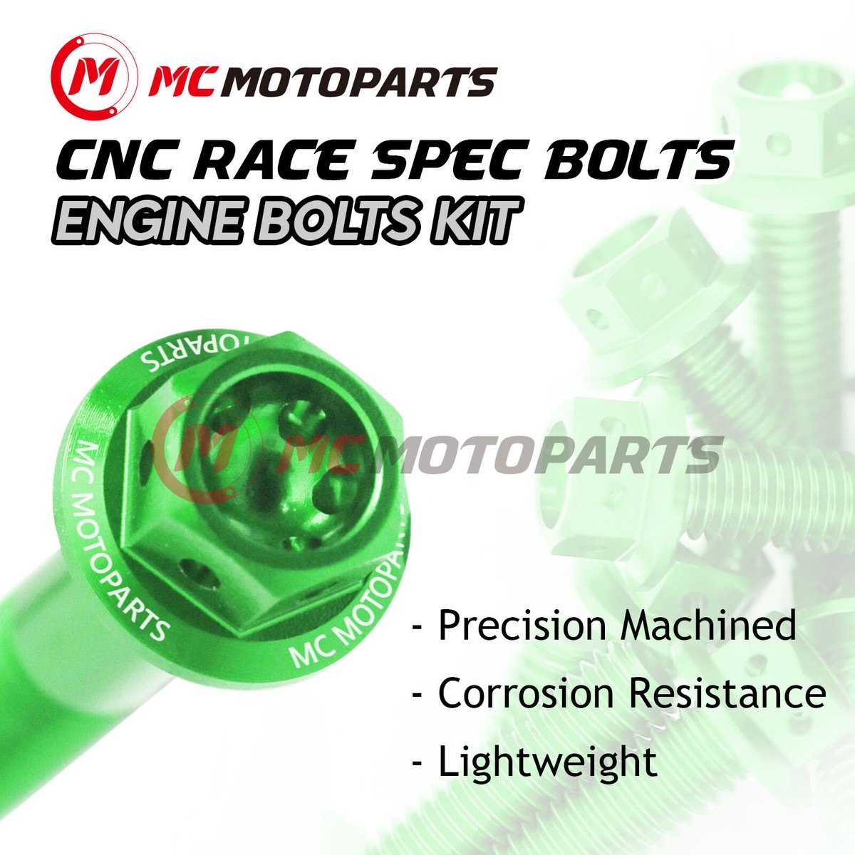 HEX Engine Stator Crankcase Cover Bolts For Kawasaki Z1000 2010