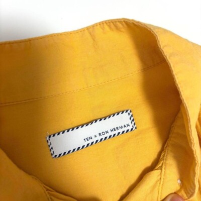 TEN Ron Herman Kaftan Dress Color Yellow Free Size Fashion