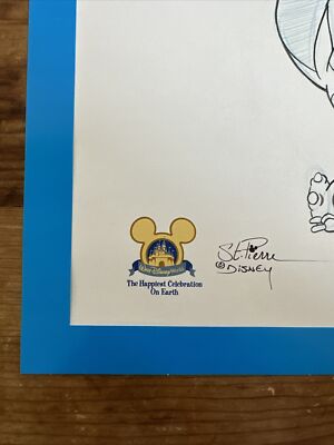 Disney Lilo & Stitch Signed Daniel St. Pierre Stitch Sketch