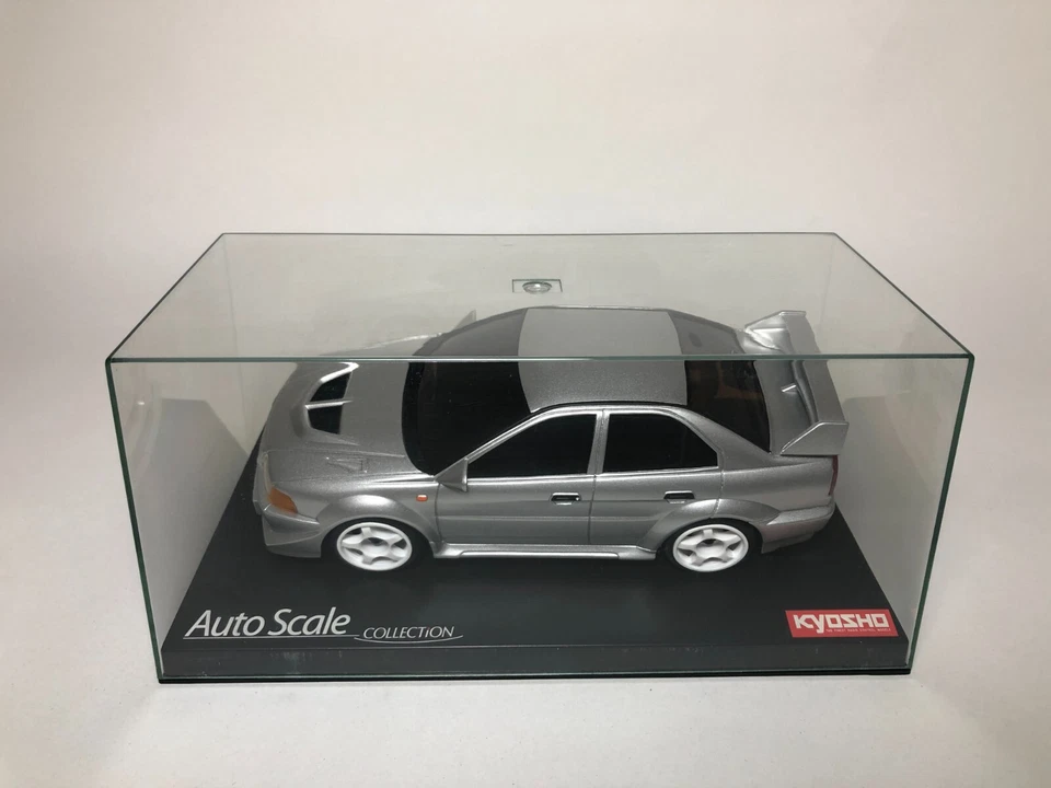 Kyosho Mini-z body MITSUBISHI LANCER EVOLUTION VI Silver MZC3S - Image 2 of 4