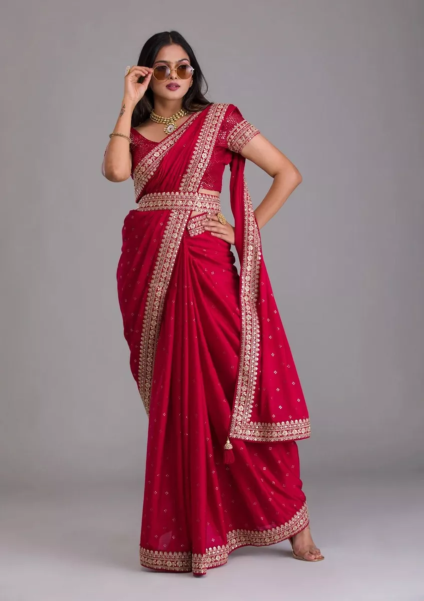 Party wear clearance saree new style