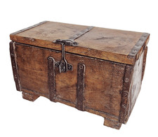 ❀ Holzkiste Schatzkiste Schmuckkästchen Schatulle Truhe Holz Aufbewahrungsbox GO