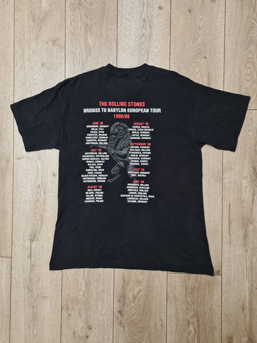 Rolling Stones Bridges to Babylon Tシャツ 90's The Rolling Stones “Bridges to Babylon” World Tour T
