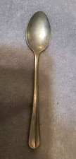 Vintage Alpaca N. S. C. O. Tiny 4 Inch Baby Spoon Made In USA Very Good Shape