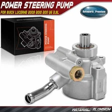 Power Steering Pump for Buick Lucerne 2009 2010 2011 V6 3.9L without Reservoir