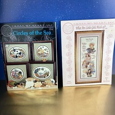 Cross My Heart CSB-115, CIRCLES OF THE SEA AND CSL-51 VINTAGE Cross Stitch