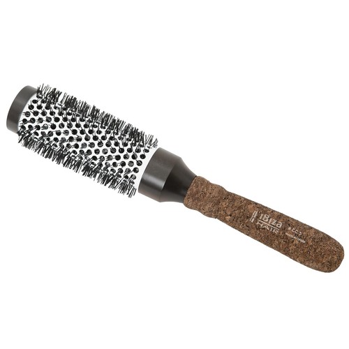 Hercules Sägemann Rundbürste – 12-reihig, Größe M, Mahagonifarbenes Holz, Für Perfektes Styling