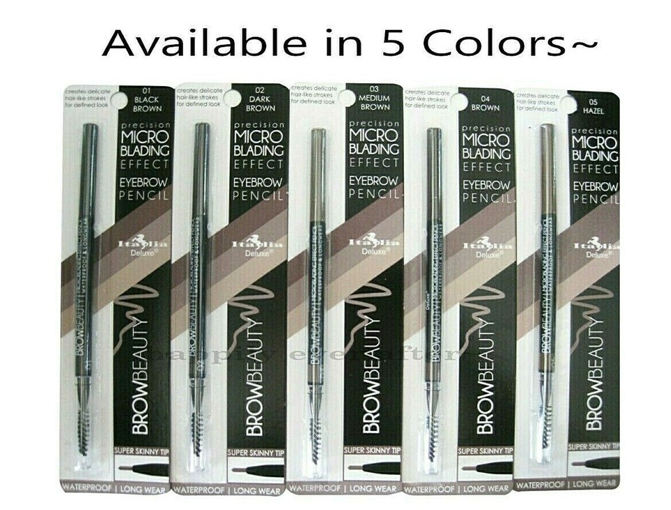 ITALIA DELUXE Precision MICRO BLENDING Effect Eyebrow Pencil, Skinny