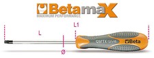 Giravite cacciavite viti impronta Torx® Beta Utensili 1297TX cromato punta nera