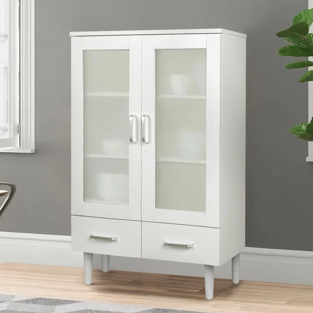 Tall sideboard cabinet sale white