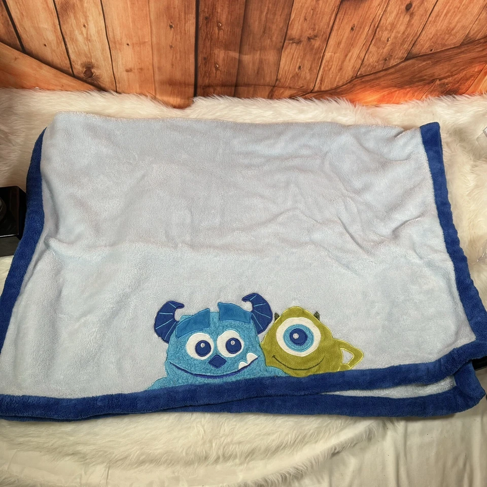 Manta de bebé RARA Disney Baby Monsters Inc + soporte para pañales + cubierta de almohadilla cambiadora Foto 2 de 4