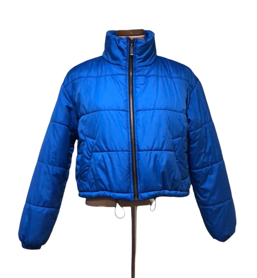 Puffy blue jacket cheap
