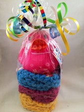 Camo Ducky 3 Wash Cloths Gurglefish Handmade Baby Shower Bath Gift Set New Mom