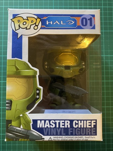 Halo #01 Master Chief Rare Funko Pop 