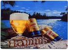 Hamm's Beer Vintage Ad Reprint METAL Sign - Lake