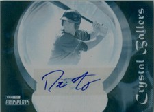 Dustin Ackley 2009 TriStar Crystal Baller Autograph Rookie Auto Plate 1/1