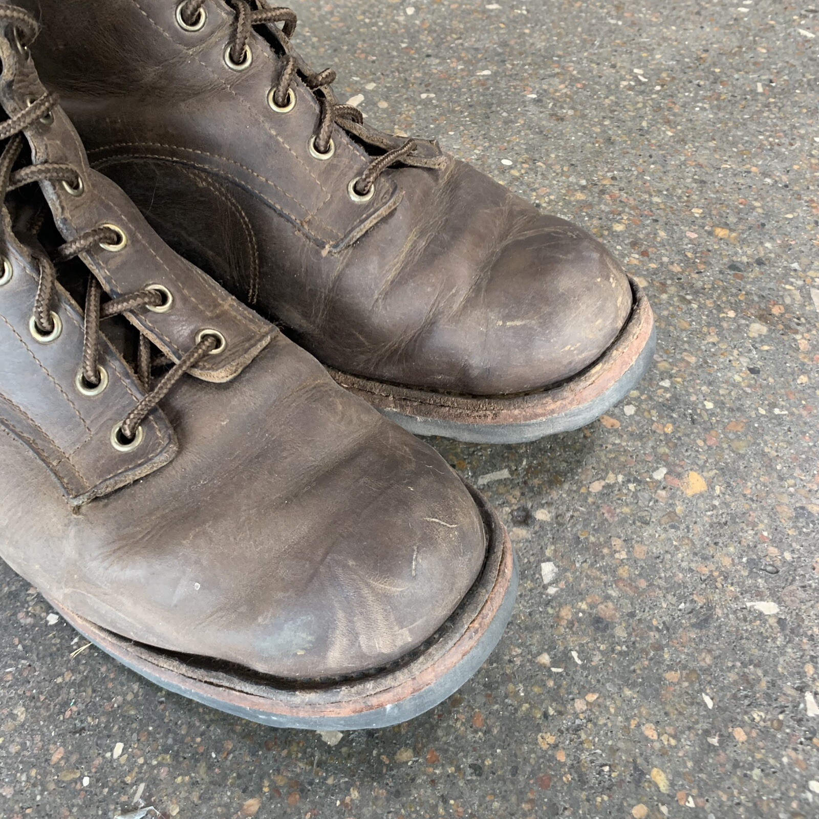 Origin Maine Coronado Made in USA Brown Leather Ankle Boots Men’s Size