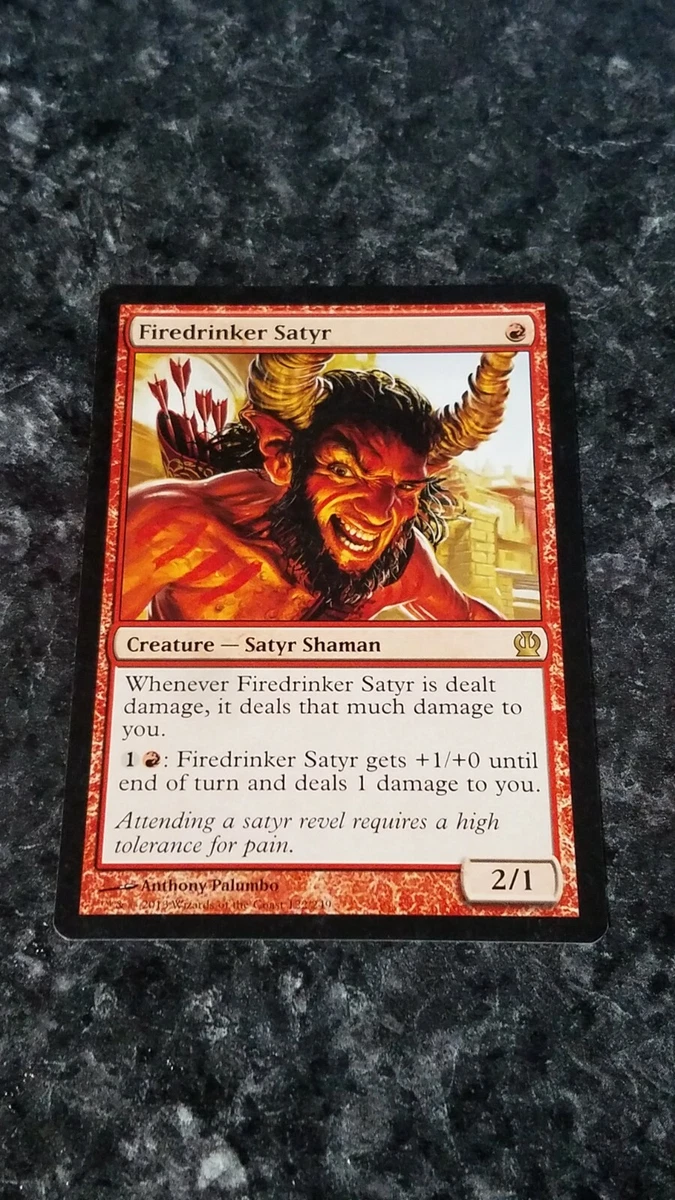 Firedrinker Satyr - Magic the Gathering MTG Theros Nice! | eBay