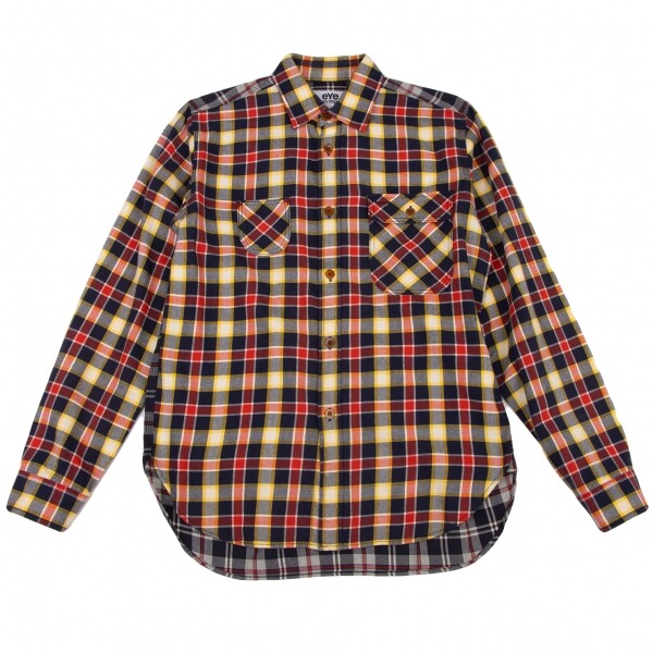 充*電様 JUNYA WATANABE MAN check shirt JUNYA WATANABE MAN COMME des GARCONS Check Switching Shirt
