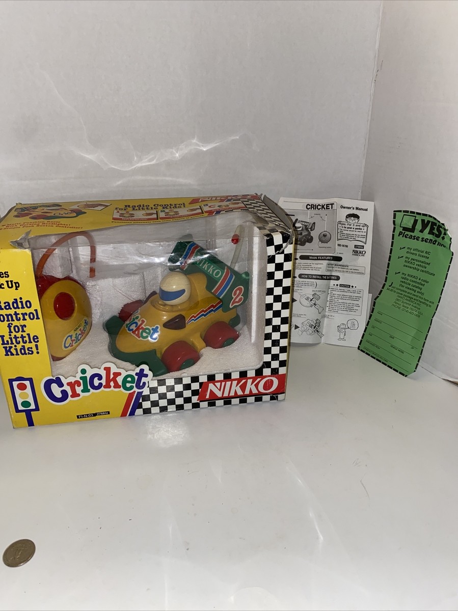 Nikko Cricket Radio Control For Little Kids Flashing Lights 18700