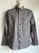 NORDSTROM Tech-Smart Trim Fit Long Sleeve Flannel Plaid Shirt Men's Size Medium