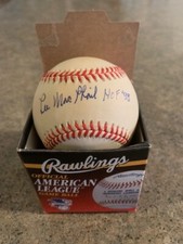 LEE MACPHAIL YANKEES ORIOLES HOF 1998 SIGNED AUTOGRAPHED BUDIG AL BASEBALL COA