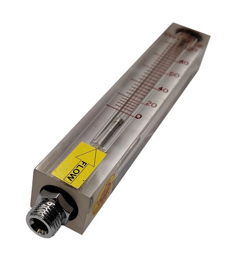 Water Rotameter Acrylic Body Top- Bottom Male Connection SS Material for Indus. - Picture 3 of 30