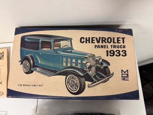 VINTAGE MPC 1933 Chevrolet Panel Truck 3in1 Model Kit 303-149 Budd Anderson