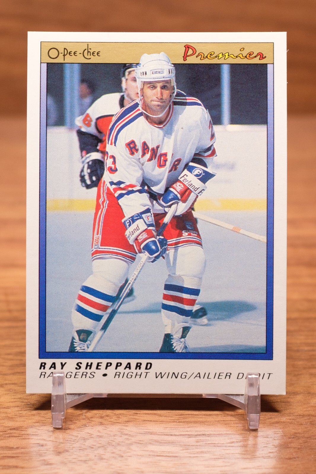 1990-91 O-Pee-Chee Premier - Ray Sheppard #106