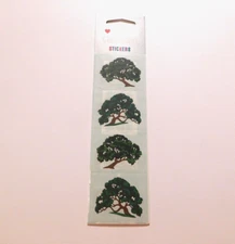 Mrs. Grossman's Lot 2 Strips Brand New in Package Whisper Oak Tree Stickers