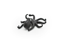 Octopus Toy, Black, Model, Realistic Plastic Replica Sea Life 2" CWG267 B46