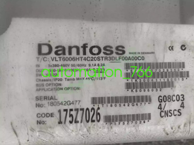 1PCS Brand new Danfoss  VLT6006HT4C20STR3DLF00A00C0 shipping  Via Fedex or DHL