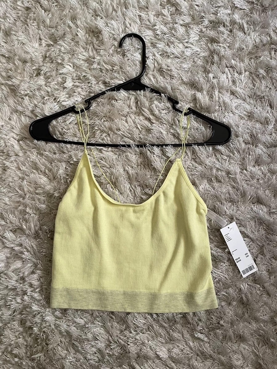 Out from Under Urban Outfitters Yellow Seamless Bralette Bra Top