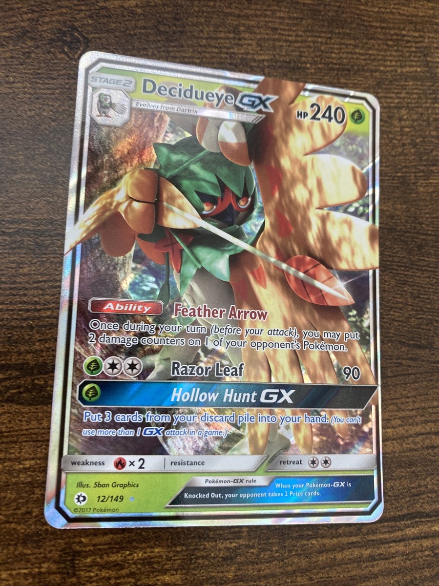 decidueye gx pokemon card price Pokemon TCG: Sun & Moon Guardians Rising main image 1