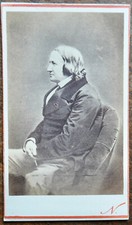 ALFRED DE VIGNY 1797-1863 CDV ALBUMEN PRINT CIRCA 1860 ORIGINAL SWIM