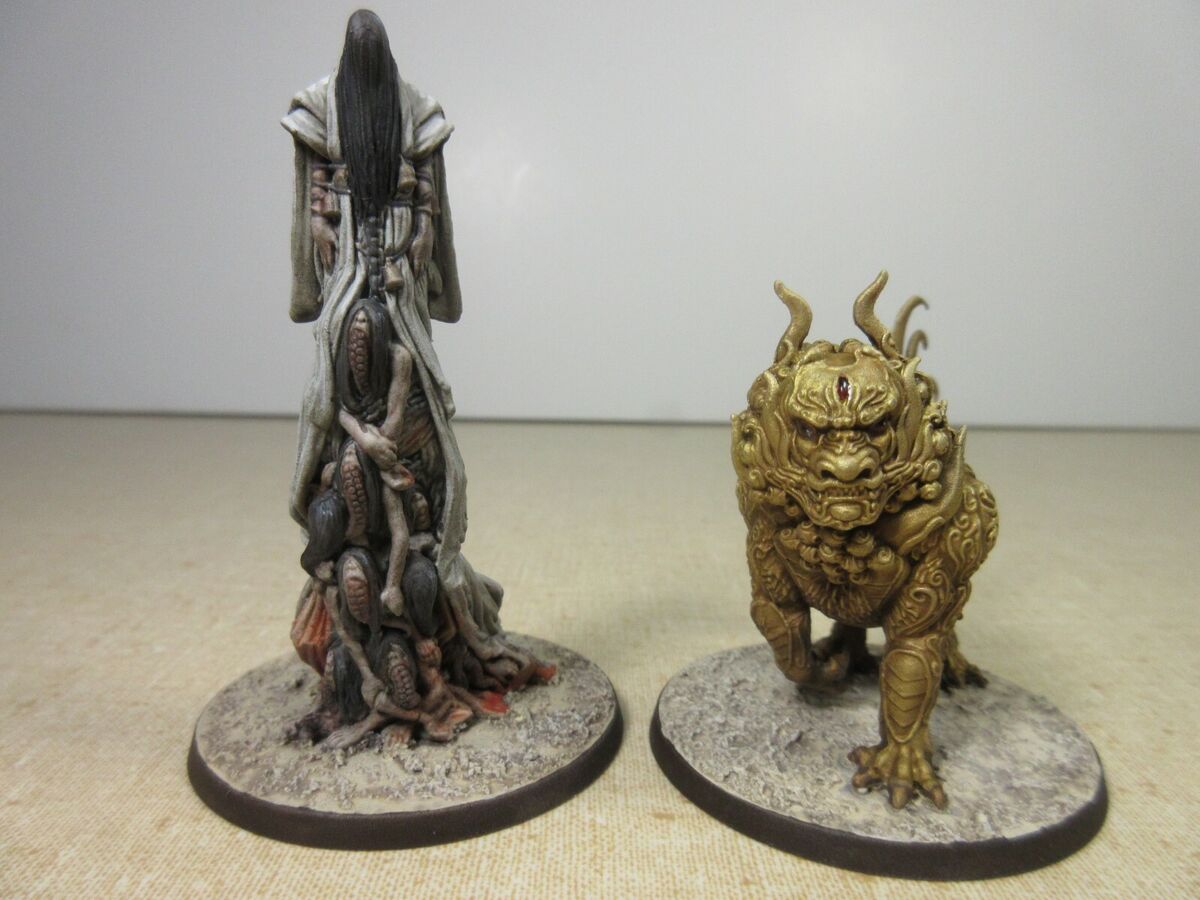 Rising Sun Board Game w PAINTED Monsters CMON 2018 All Parts Rising Sun Board Game w PAINTED Monsters CMON 2018 All Parts