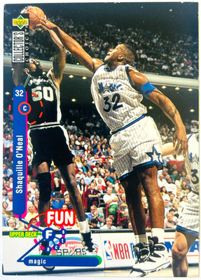 Shaquille O'Neal - Magic 1995 Upper Deck Collector's Choice Fun Facts #186