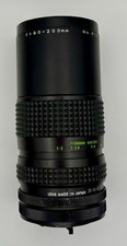 Vintage Focal MC Auto Zoom Lens 1:4.5, f 80-200mm 20-06-82, Japan