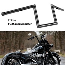 8" Rise 1 inch Motorcycle Handlebar Z-Bar For Harley Davidson Softail Breakout