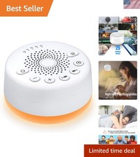 Sound Machine White Noise Machine with 25 Soothing Sounds and Night Lights wi...