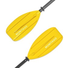 Kayak Paddles for Kid with Aluminum Shaft and PP Blade, Floating Kayaking Oar...