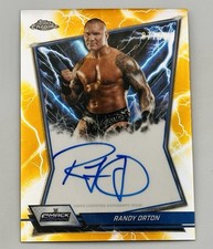 2026 Topps Chrome WWE Randy Orton #BBA-RAN Blue Brand On Card Auto /50 True Gold