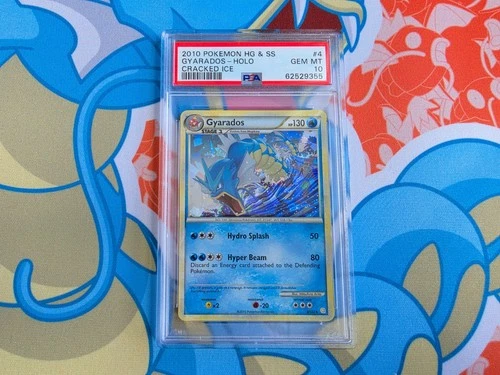 Gyarados - 2010 Pokemon Heart Gold & Soul Silver #4 Cracked Ice - GEM PSA 10 💎