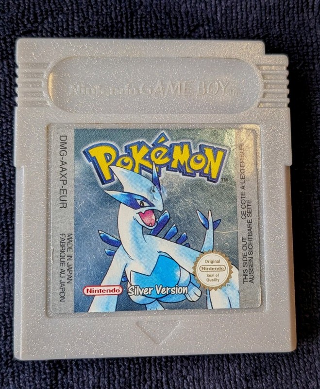 Pokémon Silver Nintendo Game Boy Tested Working