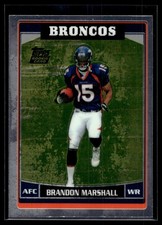 Brandon Marshall 2006 Topps Chrome Rookie Card #263. rookie card picture