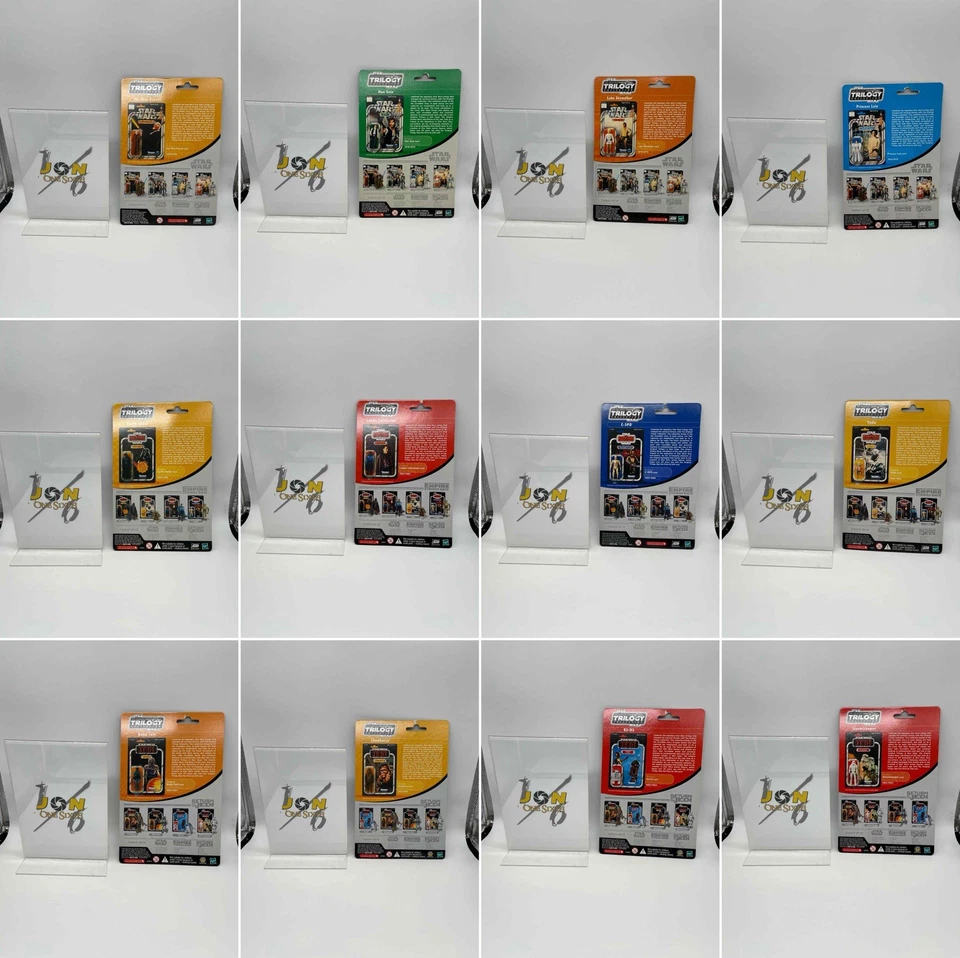 Lote de 12 figuras de acción Star Wars Original Trilogy Collection 2004 pre-TVC Kenner Foto 2 de 2