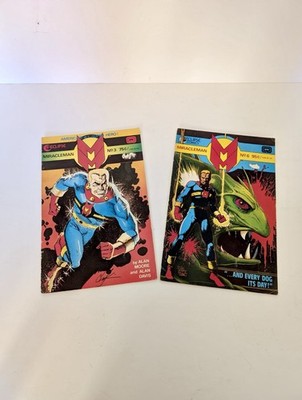 MIRACLEMAN No3 Eclipse & No6 1985 Alan Moore