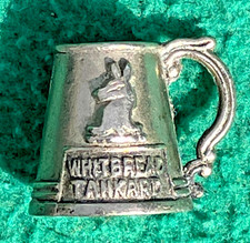Vintage Miniature Whitbread Beer Tankard, advertising, ornament charm 1.5cm high
